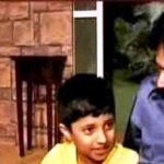 Mangesh Desai with his wife and son