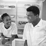 Muhammad Ali with his 2nd wife Belinda Boyd