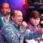 Rahat Fateh Ali Khan with his son Shazmaan