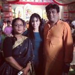 Reeth Mazumder with her parents