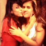 Reeth Mazumder with her sister