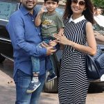 Shilpa Shetty with Raj Kundra ans their son