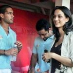 Siddharth Mallya with  Angela Johnson