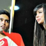 Siddharth Mallya with Sharmila Nicollet
