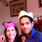 Siddharth Mallya with his mother Sameera Tyabjee