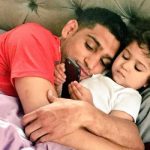 Amir Khan with his daughter Lamaisah Khan