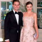 Evan Spiegel with Miranda Kerr