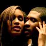 Joy Bryant with Usher