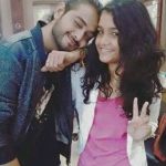 Kushal Paul with his younger sister, Isis