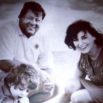 Melania Trump with her parents
