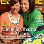 Michelle Obama with her mother