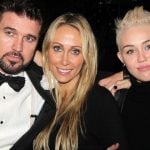 Miley with her Parents