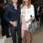 Miranda Kerr with her ex-husband, Orlando Bloom