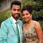 Ritu Rani with her fiance