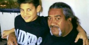 Roman Reigns' Childhood Photo With His Father