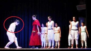 Sanya Malhotra at a theatre play