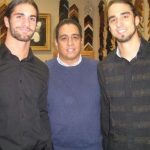 Seth Rollins with father and brother