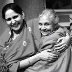 Sheila Dikshit with her daughter