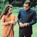 Sonia Gandhi with her husband Rajiv Gandhi