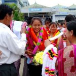 Sushila Chanu with her family