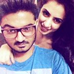 Swati Kapoor with her brother