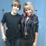 Justin Bieber With His Ex-Girlfriend Mandy Rain