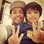 Benjamin with his father Sergio
