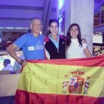 Carolina Marin with Parents