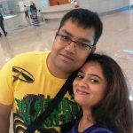 Debina Bonnerjee brother Amitava Bonnerjee and sister-in-law Pinal Shah