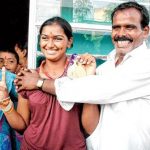Deepika Kumari with her father