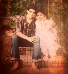 Debina Bonnerjee and Gurmeet Choudhary during younger days