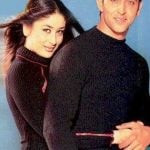 Kareena Kapoor with Hrithik Roshan