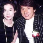 Jakckie Chan with his ex-lover Elaine Ng Yi-Lei