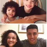Laurie and her brother