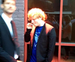 Ed Shareen smoking