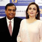 Nita Ambani with her husband Mukesh Ambani
