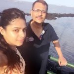 Pranati Rai Prakash with her father