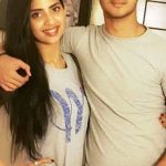 Saboor Ali with her brother