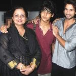 Ishaan Khattar With His Mother And Half-Brother
