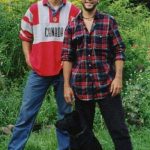 Justin with his Brother Michel