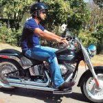 MS Dhoni Harley Davidson