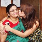Marina Kuwar with her mother