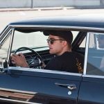 Robert Pattinson in 1963 Chevrolet Nova