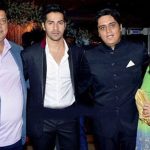 David Dhawan with his wife and sons