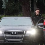 Orlando Bloom with Audi A8