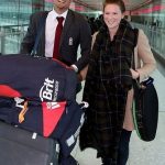 Alastair cook with wife Alice Hunt