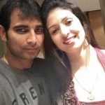 Hasin Jahan with her husband Mohammed Shami