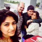 Roshini Prakash with her family
