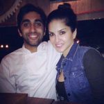 Sunny Leone with her brother Sundeep Vohra