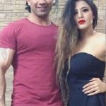 Ketika Sharma with her Brother
